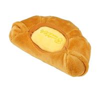 Croissant Plush Dog Toys, Soft Squeaky Plush Toy Present Funny Interactive Dogs Chew Squeak Toys
