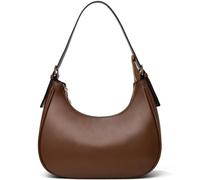 CROJUYI Small Crescent Shoulder Bags Purses for Women Retro Classic Clutch Hobo Tote Purse and Handbag Cute Crossbody Bags, Q Coffee All, S