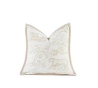 Croker Horse 2025 New 20x20'' inches Throw Pillow Cushion Covers - Jungle Pattern with Edge Strip Chenille Jacquard Embroidery Luxury Modern Style Couch Sofa Bed Pillow Cover for Living Room Bedroom