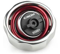 CROM 3/8" Drive Gimbal Palm Ratchet - 72-Tooth, Two-Axis, Reversible Finger Ratchet for Tight Spaces, Anodized Finish, Compact for One-Handed Control