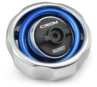 CROM Gimbal Palm Ratchet - 72-Tooth, Two-Axis, Reversible Finger Ratchet for Tight Spaces, Anodized Finish, Compact for One-Handed Control (1/4-Inch Drive)