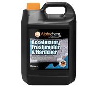 CROMAR AlphaChem Accelerator, Frostproofer & Hardener | Heat-Generating Cement Additive for High Early Strength, Cold Weather Use | 25L