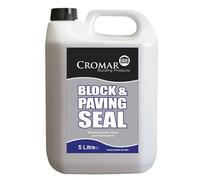 CROMAR AlphaChem Block & Paving Sealer | High Penetration Protective Sealer for Concrete - Brickwork - Masonry - Paving | Non-Yellowing - Vapour Permeable | Durable Block Paving Sealant | Clear - 5L