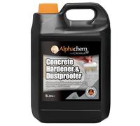 CROMAR AlphaChem Concrete Hardener and Dustproofer | High-Performance Floor Sealer | Quick-Drying Interior and Exterior | Clear - 5L