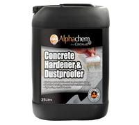 CROMAR AlphaChem Concrete Hardener & Dustproofer | High-Performance Surface Sealer for Concrete Floors | Quick Drying | Interior & Exterior Concrete Hardener and Dustproofer | Clear - 25L