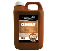CROMAR - AlphaChem CREOTREAT Oil-Based Timber Treatment & Stain | Fast Drying - Long Lasting Protection - Outdoor Wood Protection for Fences, Sheds, and Timber Posts | Light Brown - 20L