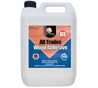 CROMAR AlphaChem D3 All Trades Wood Adhesive - Fast Drying, Instant Bonding Glue for General DIY Projects - White, 1L