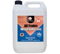 Cromar - Alphachem D3 All Trades Wood Glue Adhesive Medium Viscosity - High Strength Wood Adhesive - Clear, 1L