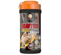 CROMAR AlphaChem Grafters All Trades Wipes - Pack of 100 | Heavy-Duty Cleaning Wipes with Aloe Vera Moisturiser | Professional Hand Wipes | Builders Wipes for Cleaning Hands - Surfaces & Tools