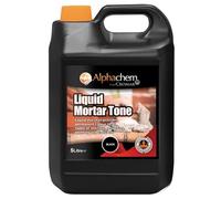 CROMAR AlphaChem Liquid Mortar Tone | Iron Oxide Based Liquid Dye for Permanent Color in Mortar - Rendering - Pointing & Concrete | Black - 5KG