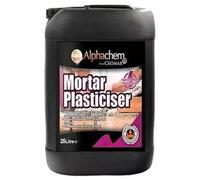 Cromar - Alphachem Mortar Plasticiser Freeze-Thaw Resistance Fluorescent Weather Mortar Plasticiser - Pink, 25L