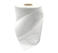 Cromar - Alphachem Paper Wipe Rolls - Strong & Super Absorbent Centrefeed Paper Hand Towels - White, 190mm X 150M