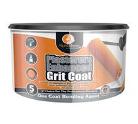 Cromar - Alphachem Plasterers Enhanced Grit Coat - One Coat Ready To Use Plaster Bonding Agent With Fine Aggregate - Orange, 5L