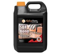 Cromar AlphaChem SBR Bond | High-Performance Bonding Agent & Adhesive for Mortar, Flooring, and Rendering - Freeze-Thaw Stable | Non-Ionic Dispersion | 5L