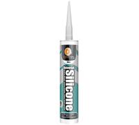CROMAR AlphaChem Universal Silicone Sealant | High Performance Multi-Purpose Instant Bonding | Quick Curing for Sealing | Glazing | and Sanitary Applications | 295ml Cartridge - Clear
