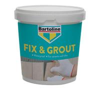 CROMAR Bartoline Fix & Grout Tile Adhesive - 1KG | 2-in-1 for Showers & Bathrooms | Flooring Wall Tile Fix & Grout