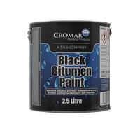 Cromar Bitumen Paint Black 2.5 ltr 2.5 L