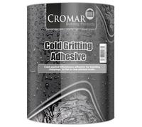 Cromar Cold Gritting Adhesive Bituminous Solution Weatherproof Black - 5 Litre