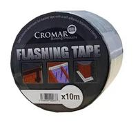 Cromar Flashing Strip - Self Adhesive Tape - Bituminous Sealing Strip For Instant Watertight Seals - Grey, 225mm X 10M