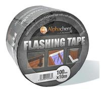 Cromar Flashing Strip - Self Adhesive Tape - Bituminous Sealing Strip For Instant Watertight Seals - Grey, 100mm X 10M