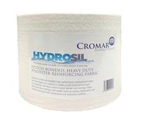 CROMAR - HYDROSIL Heavy Duty Reinforcement Roll | Stitch Bonded - Extra Strong Polyester Reinforcing Fabric | High-Performance Roofing Fabric for Seam Repair & Roof Maintenance | 100mm x 100m Roll