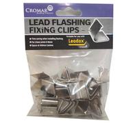 Cromar Leadax Fixing Clips, Pack Of 50 - Secure Attachment For Leadax Lead Alternative & Masonry Joints - Flashing Fixing Clips