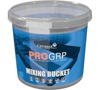 Cromar Pro Grp Mixing Bucket - 10L - Heavy Duty Progrp Builders Bucket With Measuring Chart - Premium Plastic Bucket