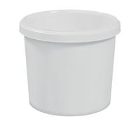 CROMAR PRO GRP Mixing Bucket | Heavy Duty GRP Builders Bucket | Premium Plastic Bucket | Container Tub for Mixing | Home DIY & Professional Projects | White - 5L