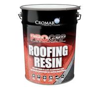 CROMAR PRO GRP Resin | Roofing Resin Medium Reactive Polyester Resin for Roofing Applications - Low Styrene Emission - Long Pot Life - and Rapid Cure | Clear - 10kg