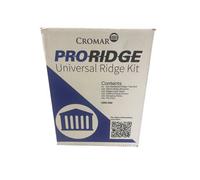 Cromar - Proridge Universal Kit - Ridge & Hip System 6M - Dry Fixing Solution For Ridge & Hip Applications - Mortar Ridge Tile Fit