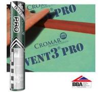 Cromar Vent 3 Pro Breathable Roofing Membrane Underlay Green - 1X50M