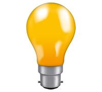Crompton Colourglazed GLS 25W Amber BC-B22d