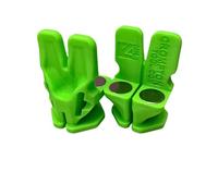 Crompton Corner Blocks for String Line, Magnetic line Blocks for Line Pins - Pack of 2 - Bricklaying Tools for Bricklayers Made by a Bricky.