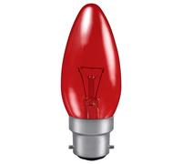Crompton Fireglow Candle 40W Red BC-B22d