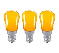 Crompton Lamps 15W Pygmy Light Bulb E14 Dimmable Amber Sign Small Screw Coloured