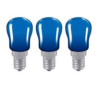 Crompton Lamps 15W Pygmy Light Bulb E14 Dimmable Blue Sign Small Screw Coloured