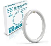 Crompton Lamps 22W T9 Fluorescent Circular 4 Pin Light Bulbs Cool White 4000K Energy Efficient Tube