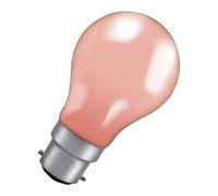 Crompton Lamps 25W GLS B22 Dimmable Colourglazed IP65 Pink