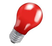 Crompton Lamps 25W GLS E27 Dimmable Colourglazed IP65 Red