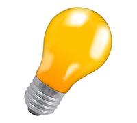 Crompton Lamps 25W GLS ES-E27 Dimmable Colourglazed IP65 Amber 40lm ES Screw E27 Incandescent Traditional Outdoor Festoon Light Bulb