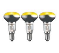 Crompton Lamps 25W R50 Reflector E14 Dimmable Yellow (3 Pack)