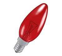 Crompton Fireglow Candle 40W Red SES-E14