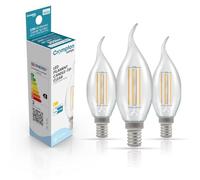 Crompton Lamps LED Filament Candle Light Bulb SES-E14 | 2.2W = 25W Incandescent | Warm White 2700K | Energy Efficient | | Long Life 15,000H | Clear Glass | Non-Dimmable