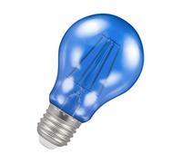 Crompton Lamps Blue LED GLS Light Bulb 4.5W E27 Harlequin | IP65 Outdoor Lights LED Bulbs | Energy-Saving Replacement for 25W Bulbs | 15,000 Hours Life | for Festoon Lights Outdoor
