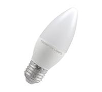 Crompton Lamps Candle LED Light Bulb ES-E27 | 5W = 40W Equivalent | Daylight 6500K | Energy Efficient | Edison Screw Lightbulb | Long Life 15,000-Hrs | Dimmable