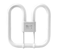 Crompton Lamps CFL 2D 28W GR8 4000K Cool White Frosted 2050lm 2-Pin Energy Saving DD Compact Fluorescent CC Slim Opal Light Bulb