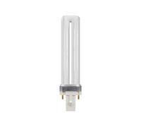 Crompton Lamps Cfl Pls 7W 2-Pin Single Turn Cool White Frosted S-Type