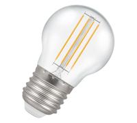 Crompton Lamps Cool White LED Golfball Light Bulb 4.5W E27 Harlequin | IP65 Outdoor Lights LED Bulbs | Energy-Saving Replacement for 25W Bulbs | 15,000 Hours Life | for Festoon Lights Outdoor