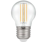 Crompton LED Filament Round 4W ES-E27 Clear Cool White - CROM14244