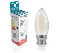 LED Filament Candle 4.2W (40W eqv.) B22d 2700K Opal Crompton